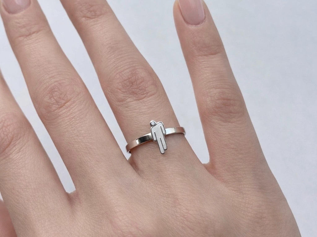 Blohsh Adjustable Stainless Steel Ring