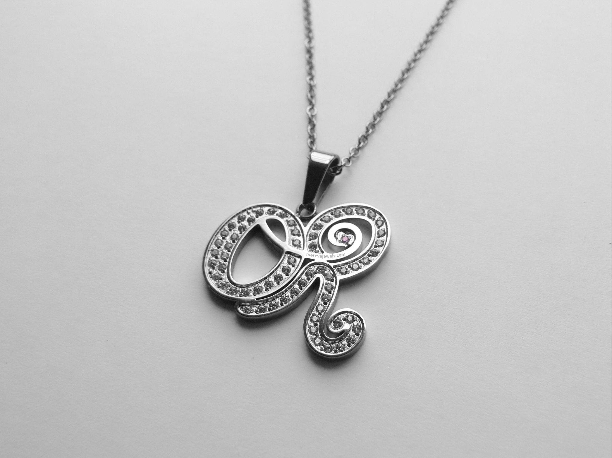 Dainty OR Stainless Steel Rhinestone Necklace