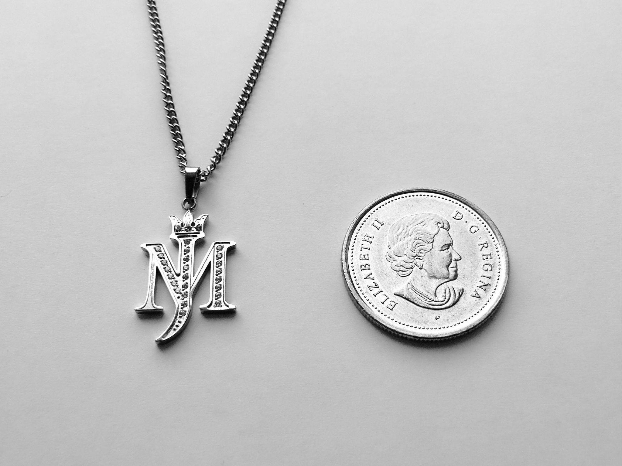 Michael Jackson Inspired Stainless Steel Rhinestone Necklace