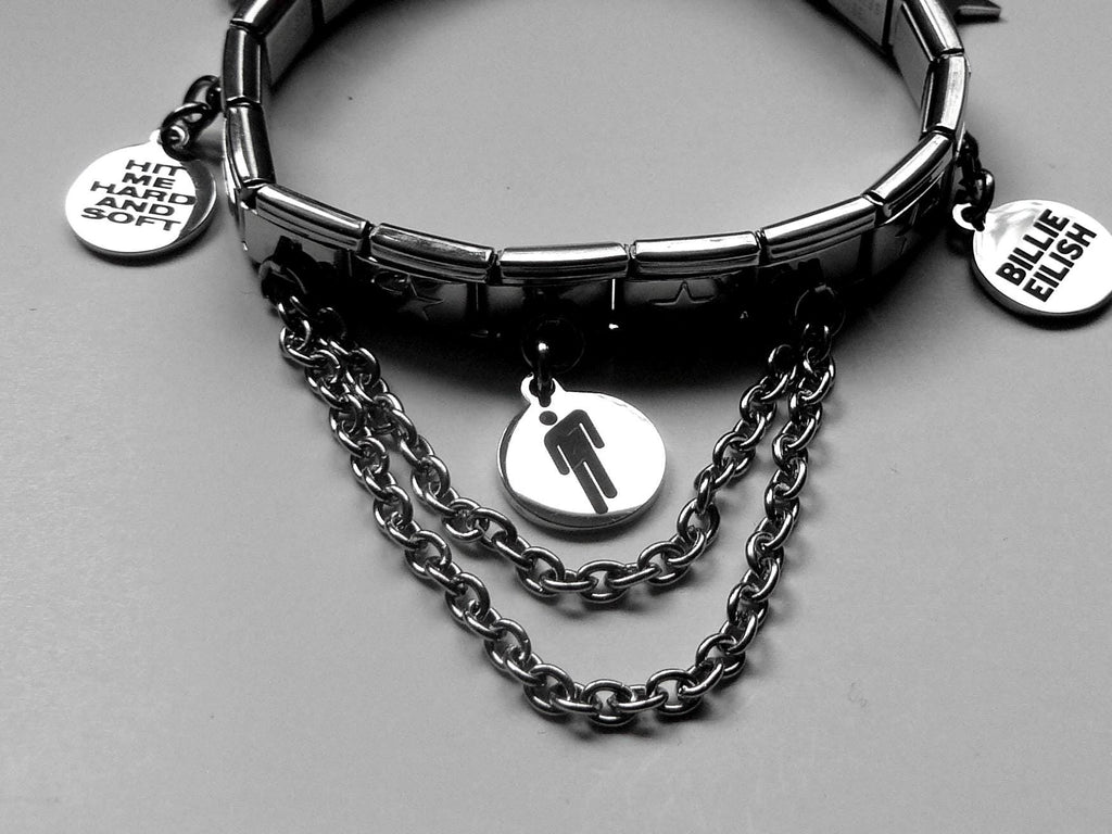 Billie Eilish Inspired Italian Charm Bracelet