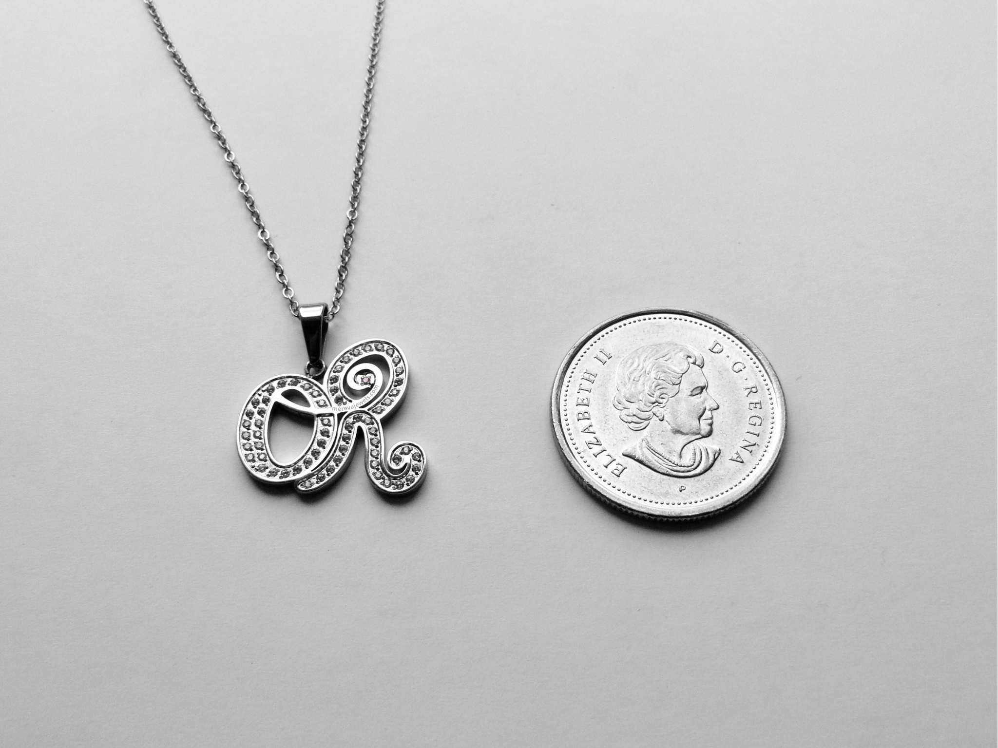 Dainty OR Stainless Steel Rhinestone Necklace