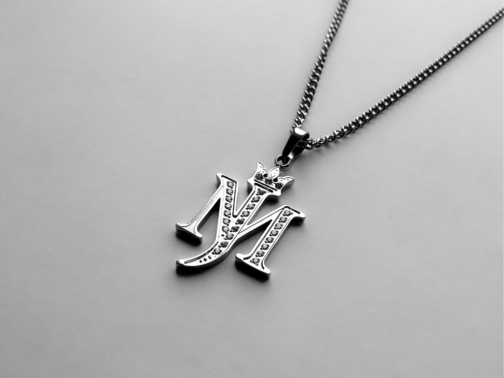 Michael Jackson Inspired Stainless Steel Rhinestone Necklace