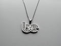 BE Stainless Steel Rhinestone Necklace