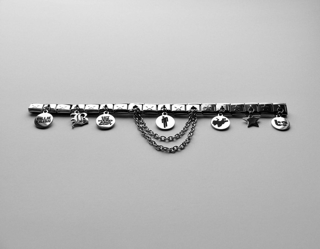 Billie Eilish Inspired Italian Charm Bracelet