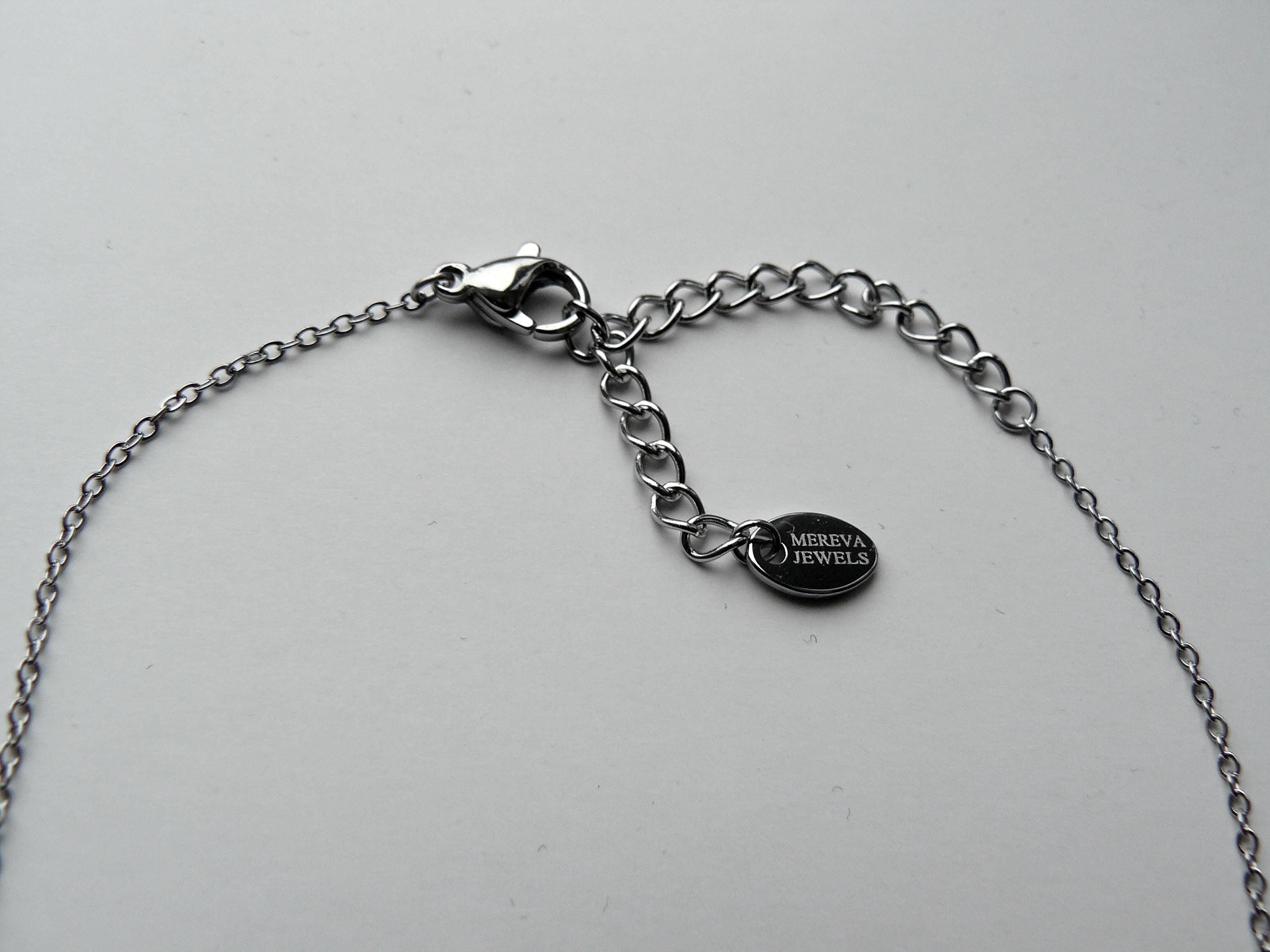 Dainty BE Rhinestone Necklace