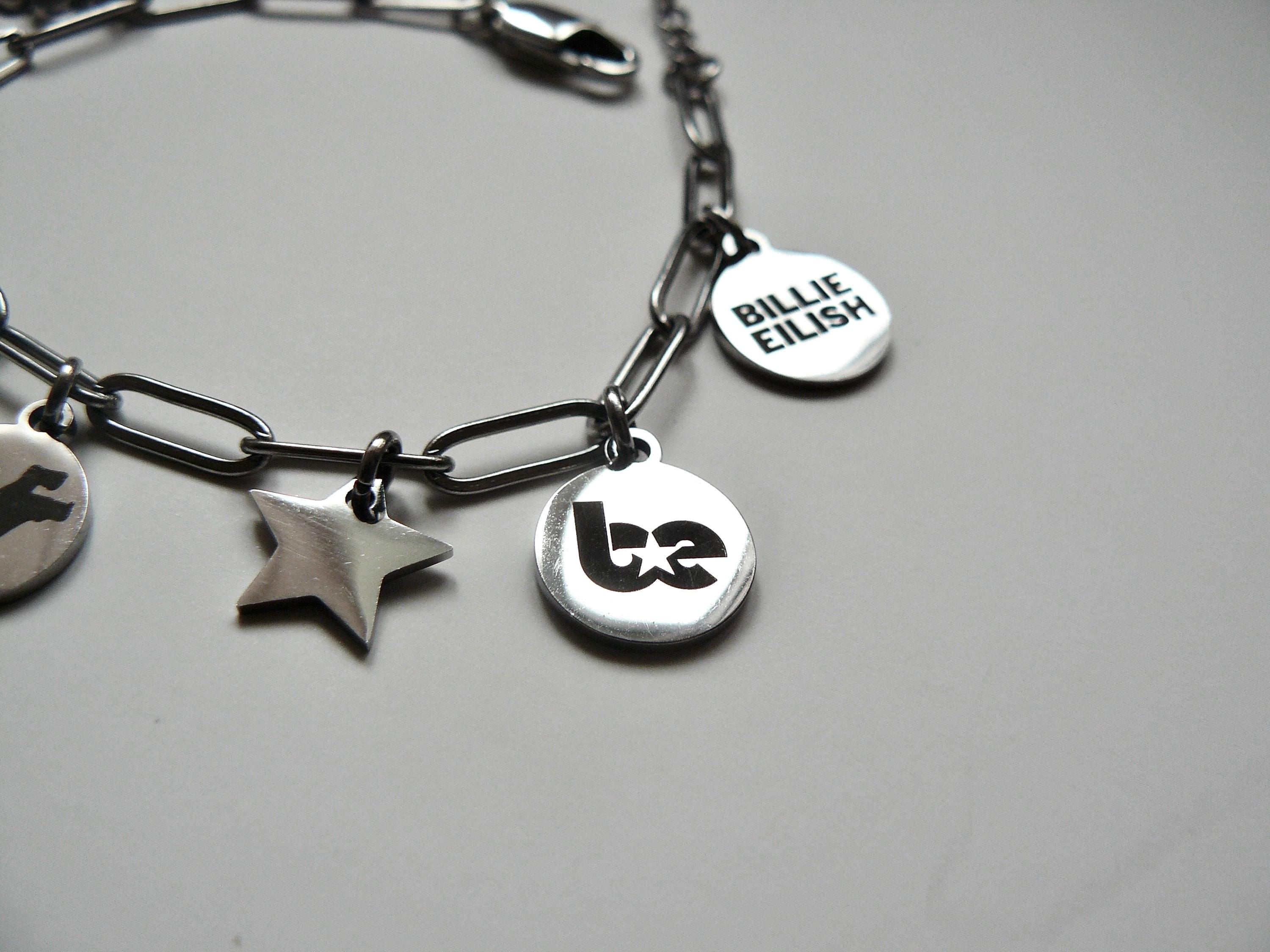 Billie Eilish Inspired Chain Charm Bracelet