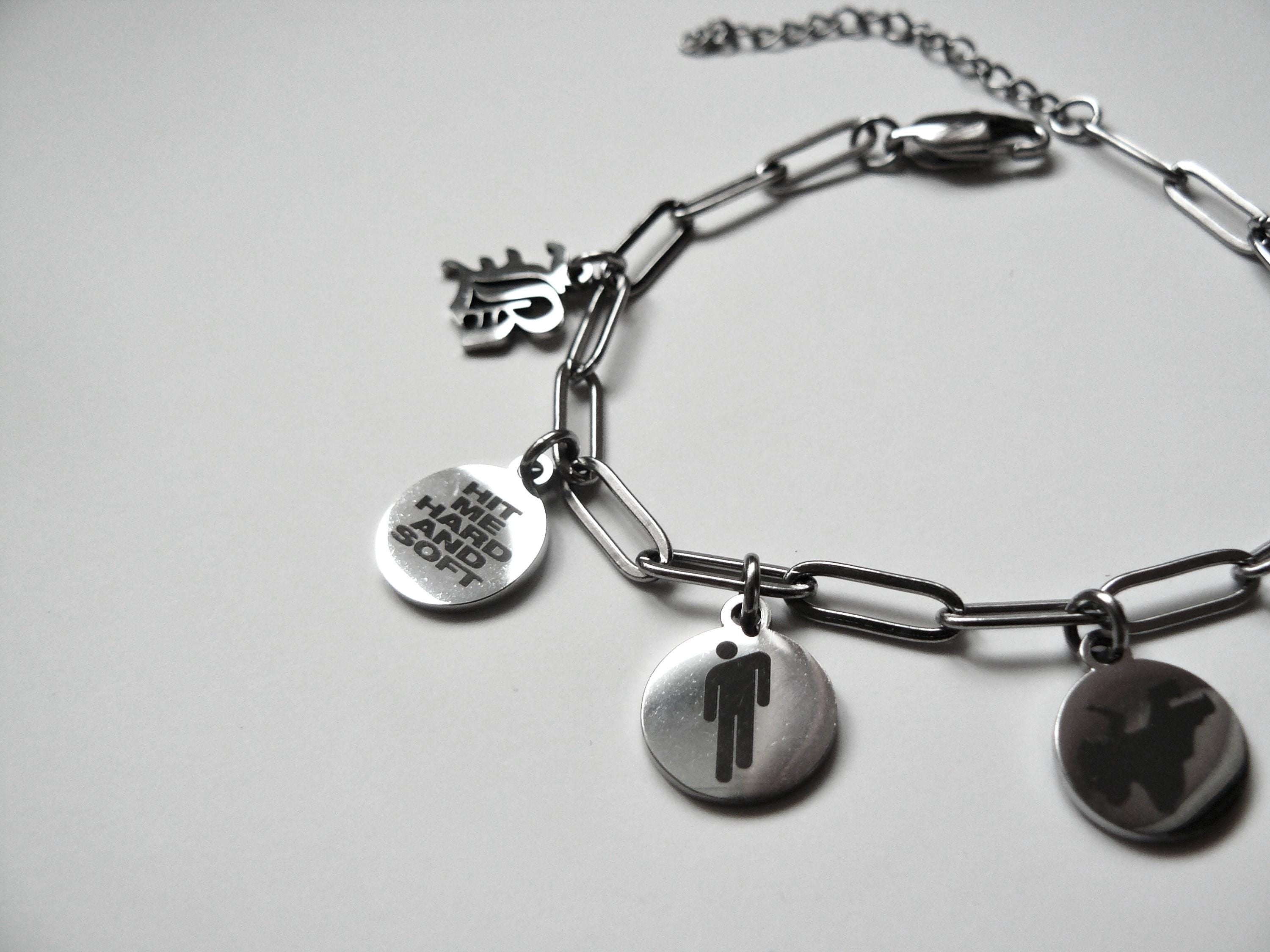Billie Eilish Inspired Chain Charm Bracelet