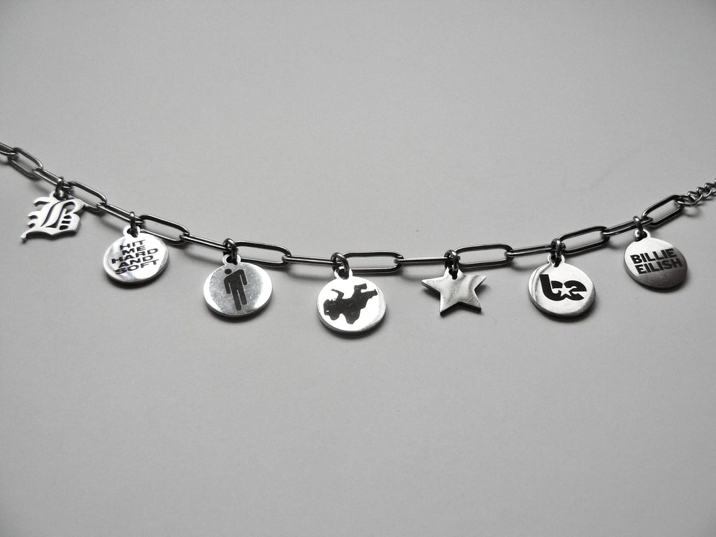 Billie Eilish Inspired Chain Charm Bracelet