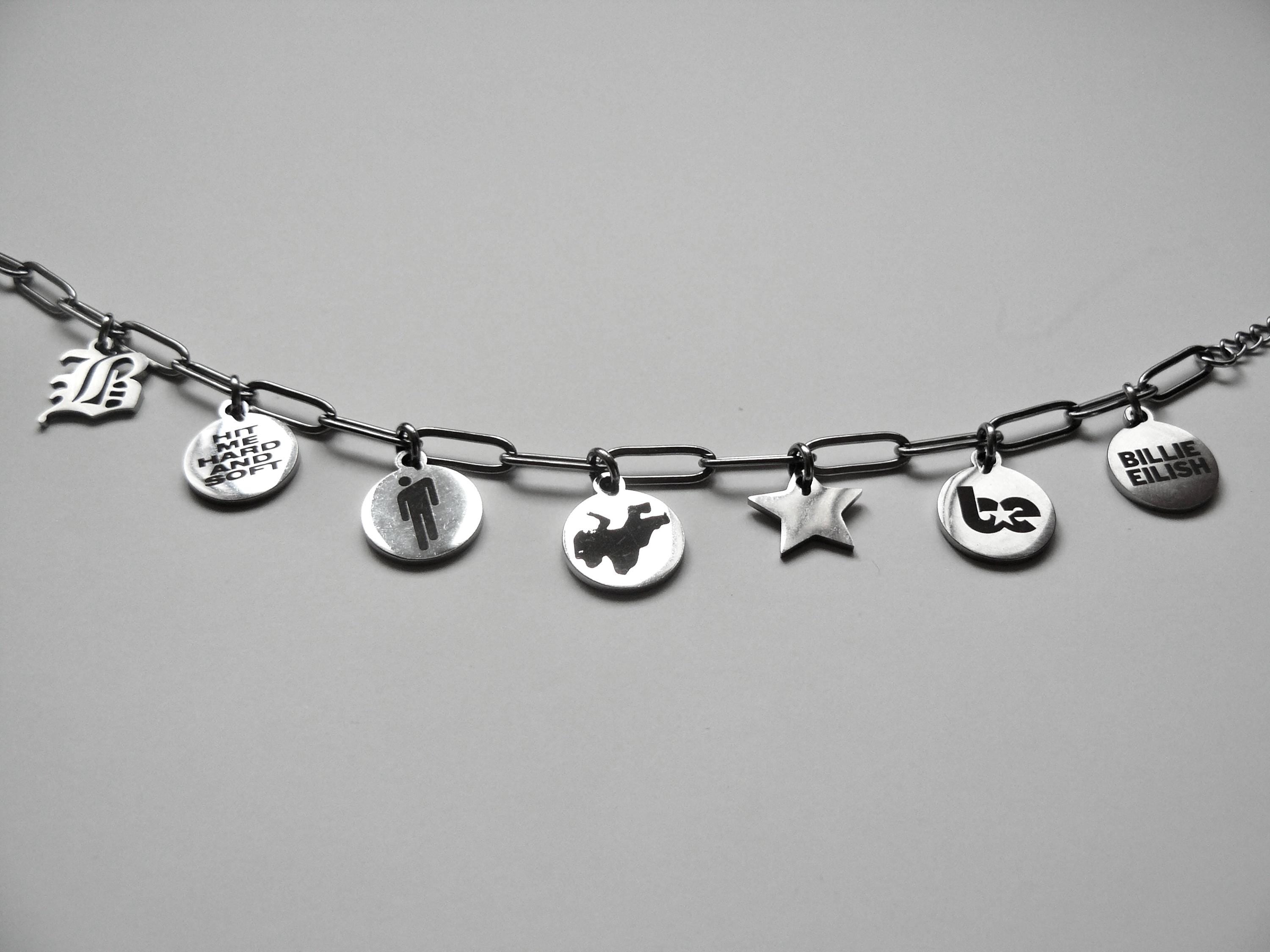 Billie Eilish Inspired Chain Charm Bracelet